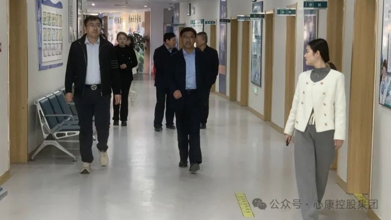新泰市汶南镇党委书记陈涛来心康控股集团参观指导工作